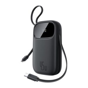 Baseus Powerbank 45W 20000mAh con 2 Cavi USB-C Integrati