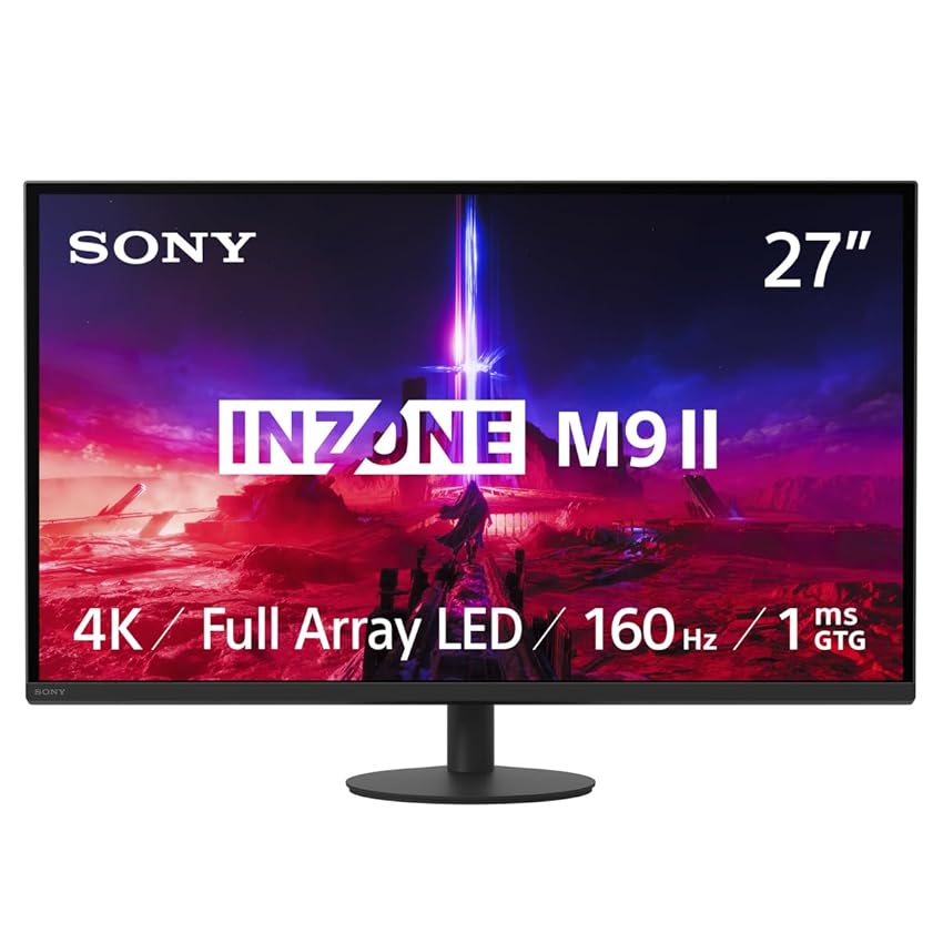 Sony INZONE M9II 27" 4K Ultra HD PC Gaming Monitor: 2160p Resolution