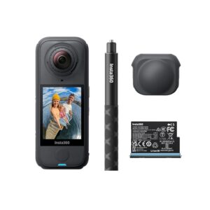 Insta360 X4 Air Pack Starter Nero grafite- Videocamera leggera 165g 8K 360