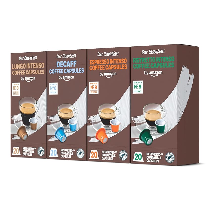 by Amazon Capsule in Plastica di Caffè Compatibili Nespresso