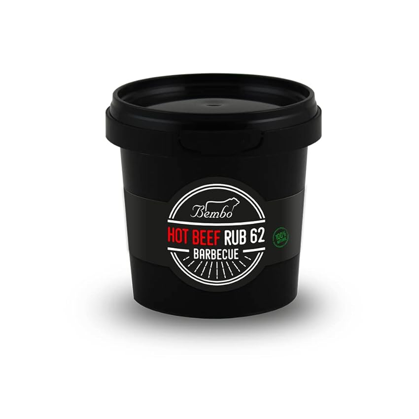 BEMBO BBQ HOT BEEF RUB 80g - BBQ RUB MANZO PICCANTE - Miscela di Spezie Piccante per Manzo