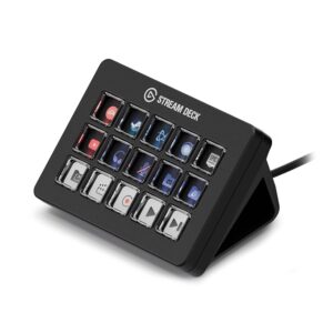Elgato Stream Deck Scissor Keys &mdash; Controller di flusso di lavoro con tasti macro personalizzabili per OBS