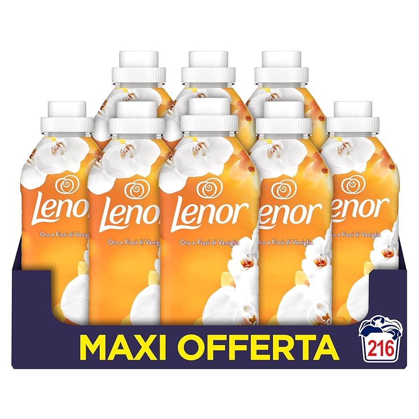 Lenor Ammorbidente Lavatrice Concentrato 216 Lavaggi (8x27)