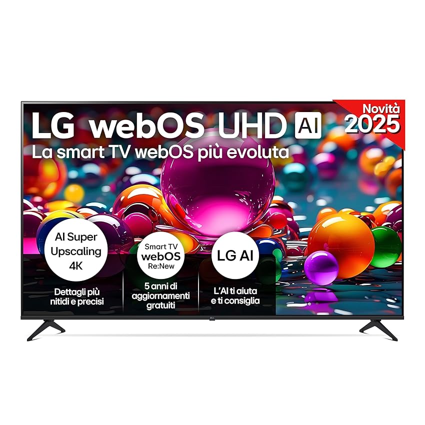 LG webOS UHD AI UA75 TV 75 pollici LG webOS UHD AI UA75 TV 75 pollici