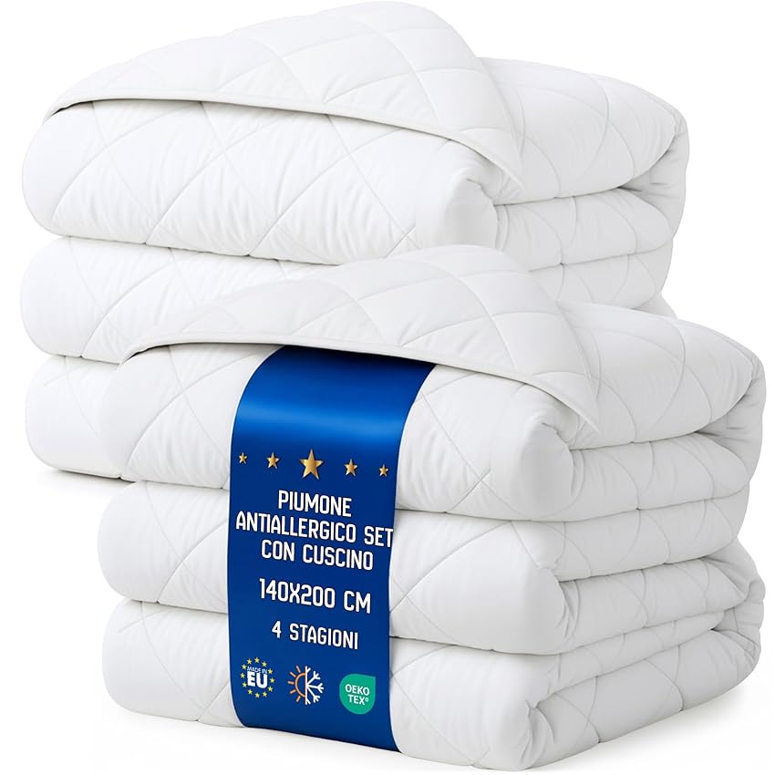 Amazinggirl Piumino letto matrimoniale o singolo 200x140 cm - trapunta tutte le stagioni