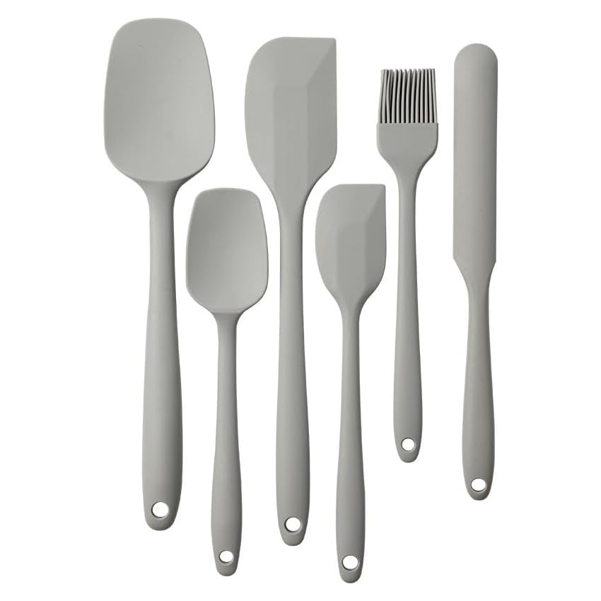 Set di 6 spatole in silicone per uso alimentare