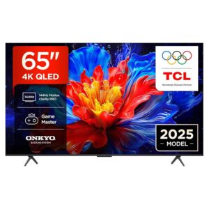 TCL 65P8K QLED 4K HDR Ultra HD 65" QLED TV with Google TV Technology (Dolby Vision and Atmos)