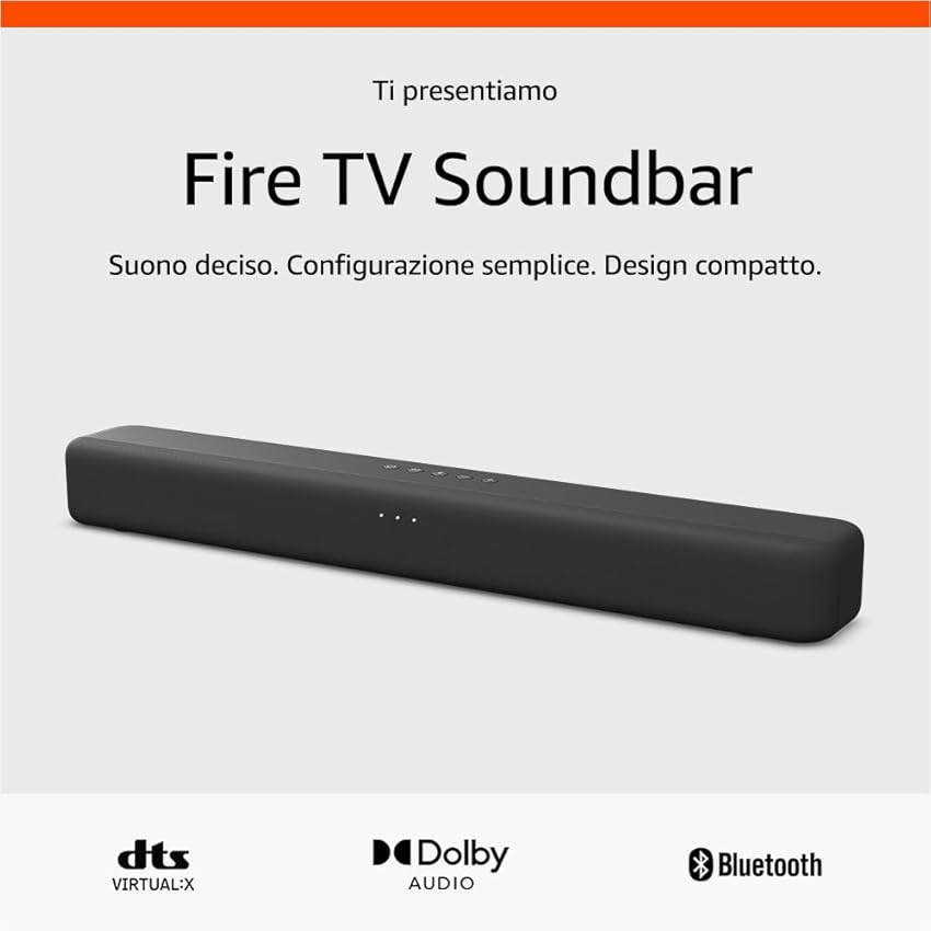 Ti presentiamo Fire TV Soundbar di Amazon