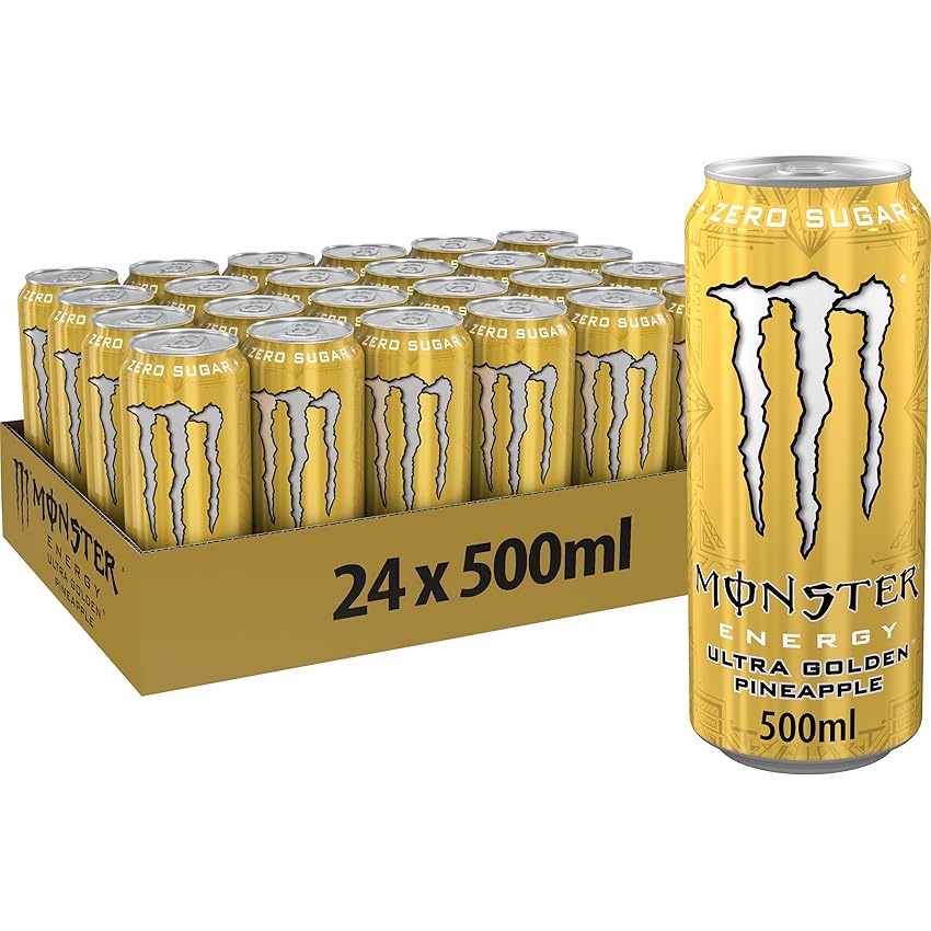 Monster Energy Ultra Gold Pineapple – 24 Lattine da 500 ml