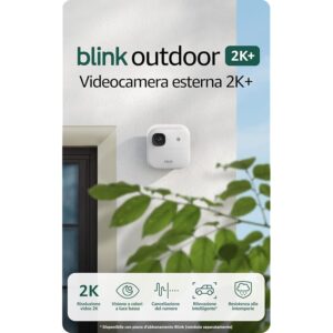 Videocamera esterna 2K+ Blink (ultimo modello)