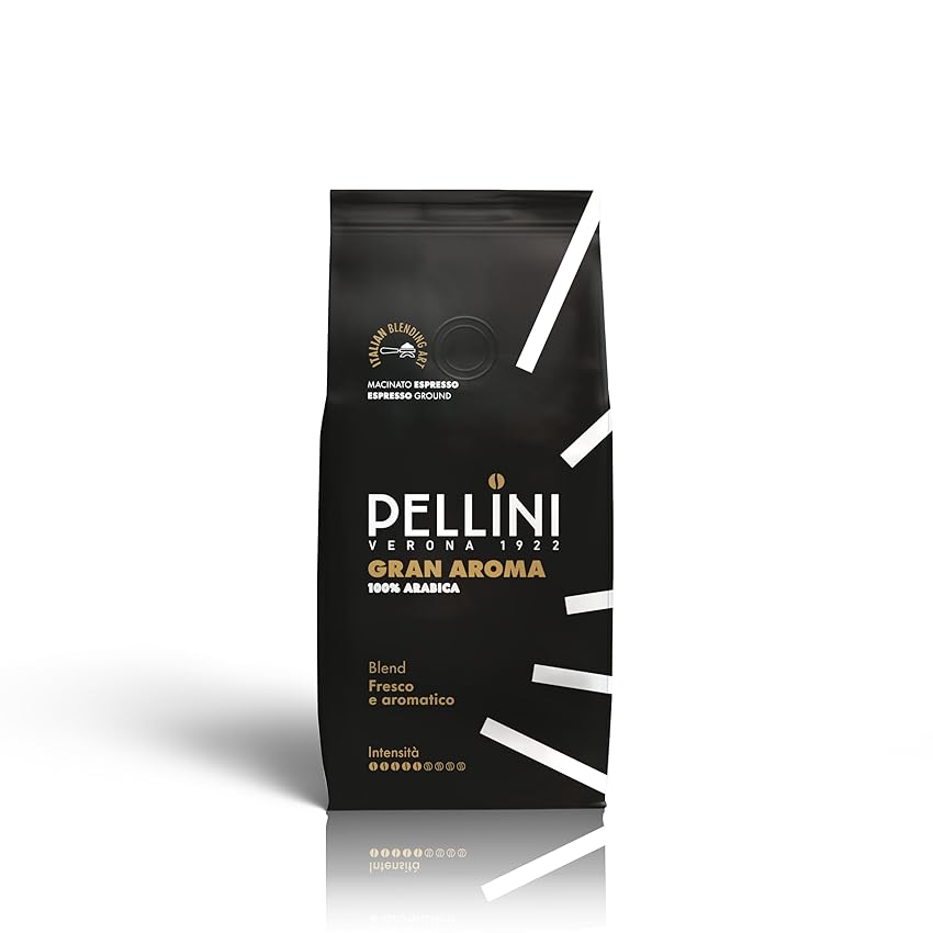 Pellini Gran Aroma Caffè Macinato Espresso – 100% Arabica Delicato e Aromatico