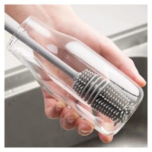 Spazzola per tazze e bottiglie in silicone con manico lungo - Raggiungi ogni angolo