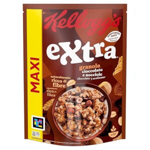 Kellogg's Cereali Extra | Gusto Cioccolato e Nocciole | Granola con Avena Croccante