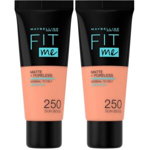 Maybelline New York Fondotinta Coprente Opacizzante Fit Me Matte&Poreless