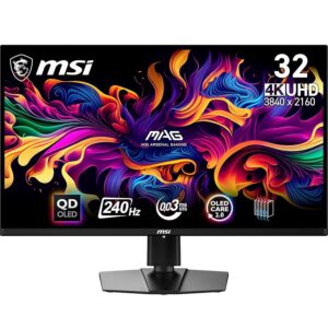 MSI MAG 321UPX QD-OLED Monitor Gaming 31.5" 4K UHD - Pannello Quantum Dot OLED (3840 x 2160)