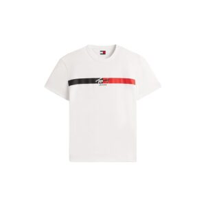 Tommy Jeans T-Shirt da Uomo Tjm Reg Signature Stripe T Ext DM0DM22539 S/S