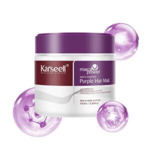 Karseell Viola Maschera Capelli 100ml per Capelli Biondi