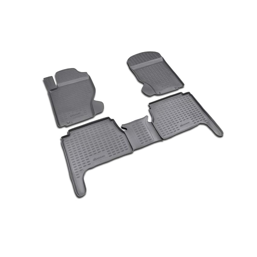 ELEMENT Set di Tappetini Auto in Gomma TPE 3D per KIA Sorento I | 2003