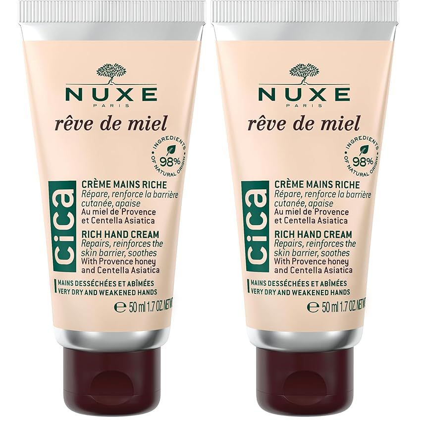 Nuxe Rêve De Miel Crema Mani Ricca Cica 50ml (Confezione da 2)