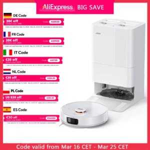 JONR Robot Aspirapolvere P20 Pro Edizione internazionale Lavare Aspirazione Salviette