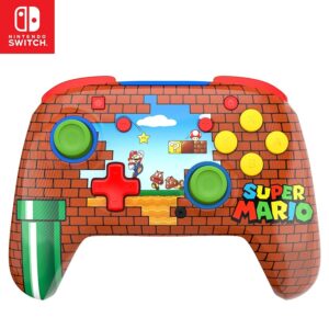 Turtle Beach Rematch Mario Bricks Controller da gaming wireless per Nintendo Switch.