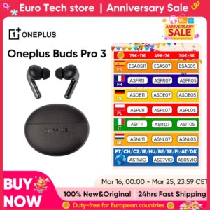Versione globale Oneplus Buds Pro 3 TWS Auricolare Bluetooth 50dB Cancellazione attiva