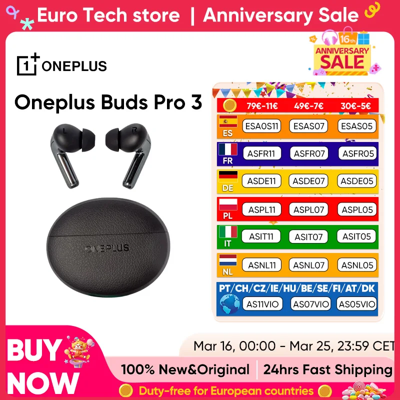 Versione globale Oneplus Buds Pro 3 TWS Auricolare Bluetooth 50dB Cancellazione attiva Versione globale Oneplus Buds Pro 3 TWS Auricolare Bluetooth 50dB Cancellazione attiva