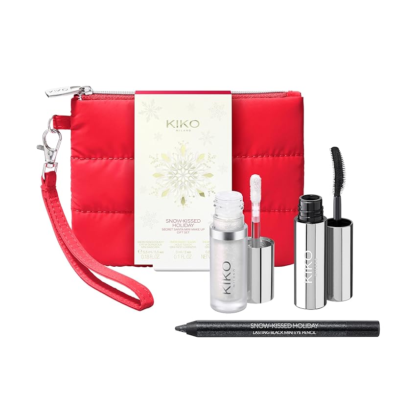 KIKO Milano Snow-Kissed Holiday Secret Santa Mini Make Up Gift Set