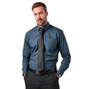 JP 1880 Camicia da Ufficio dalla vestibilità Comoda con Colletto Francese Blu Notte 6XL 703633733