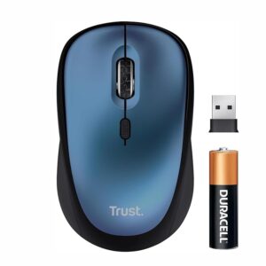 Trust Yvi+ Mouse Wireless Silenzioso con Design Sostenibile