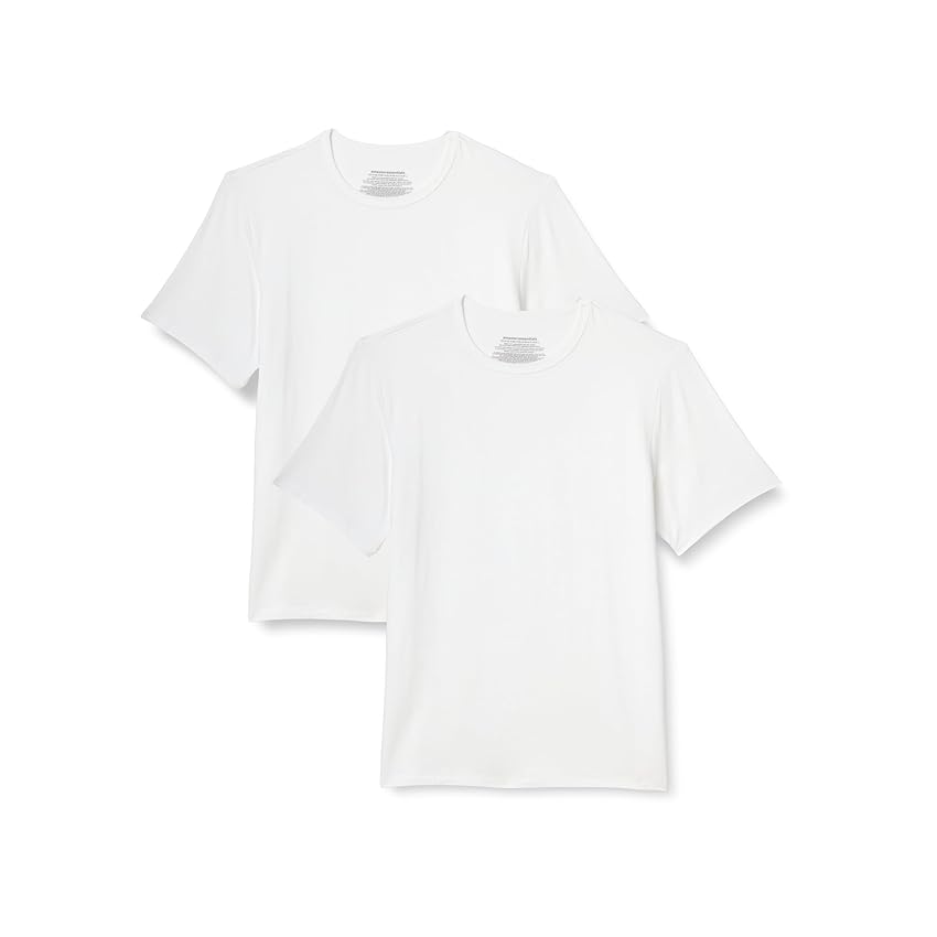 Amazon Essentials Maglietta Intima in Modal Super Morbido a Manica Corta Uomo