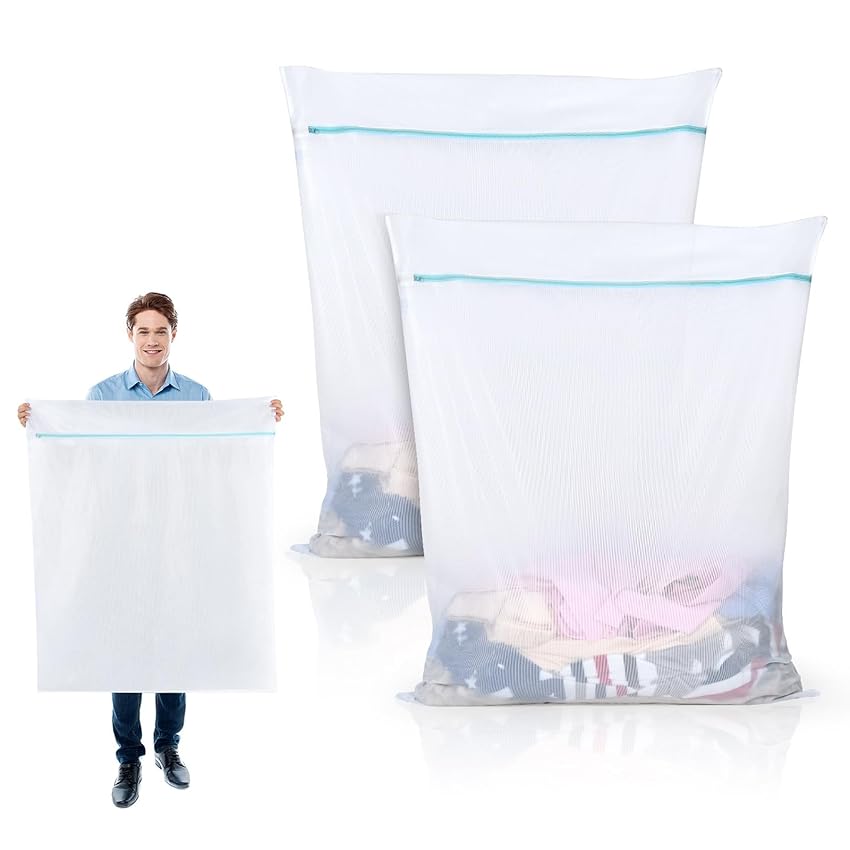 OTraki 2 Pezzi Sacchetto Lavatrice Grande