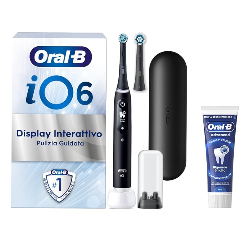 Oral-B Spazzolino Elettrico Ricaricabile iO 6N Nero Oral-B Spazzolino Elettrico Ricaricabile iO 6N Nero
