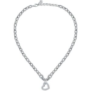Collana Donna MORELLATO INCONTRI SAUQ05 Acciaio Inossidabile Cuore Swarovski