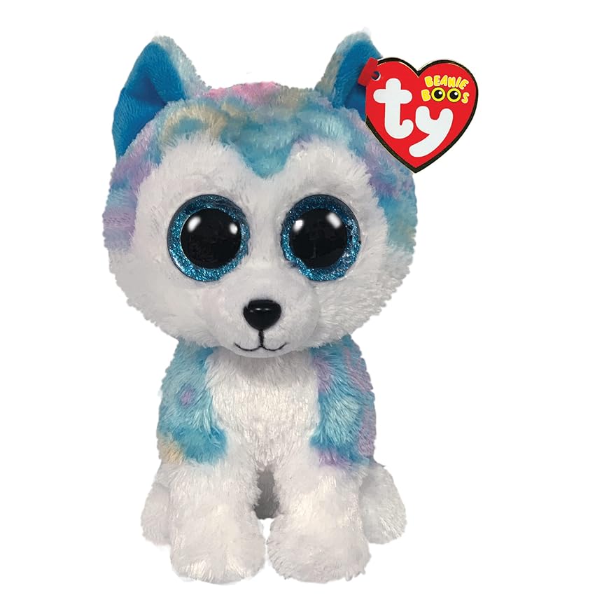 TY - Peluche - Beanie Boos - Cane Unicorno - Helena- Multicolore Tie
