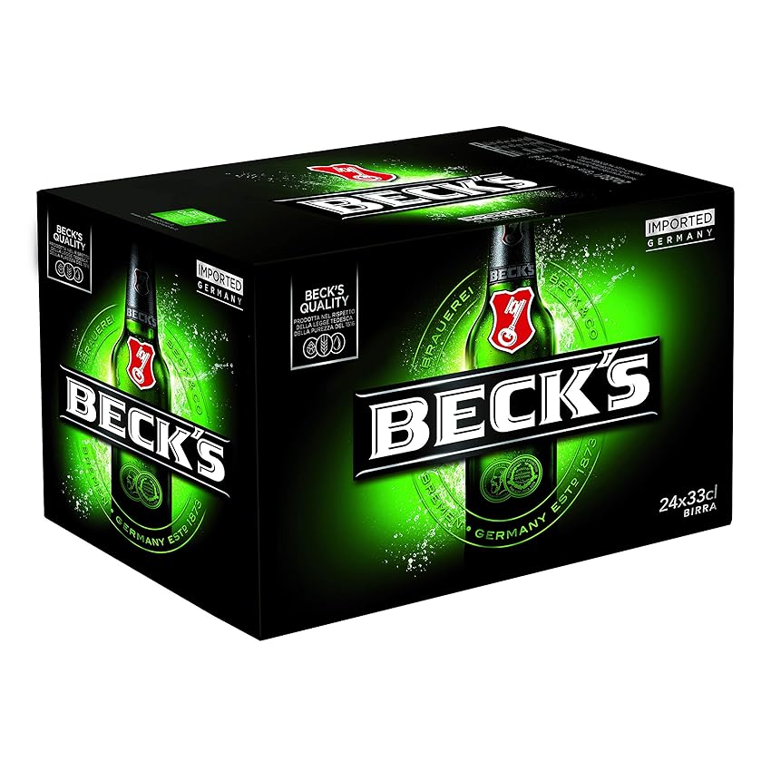 Beck's Birra Bottiglia - Cassa da 24 x 330 ml