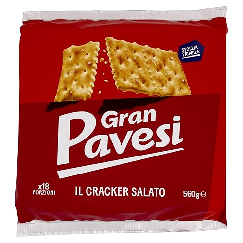 Gran Pavesi Cracker Salati I Classici con Grano 100% Italiano