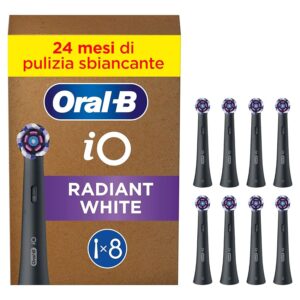 Oral-B Testine di Ricambio iO Radiant White Nere