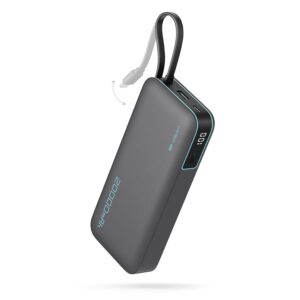 CUKTECH 45W 20000mAh Power Bank con Cavi Integrati