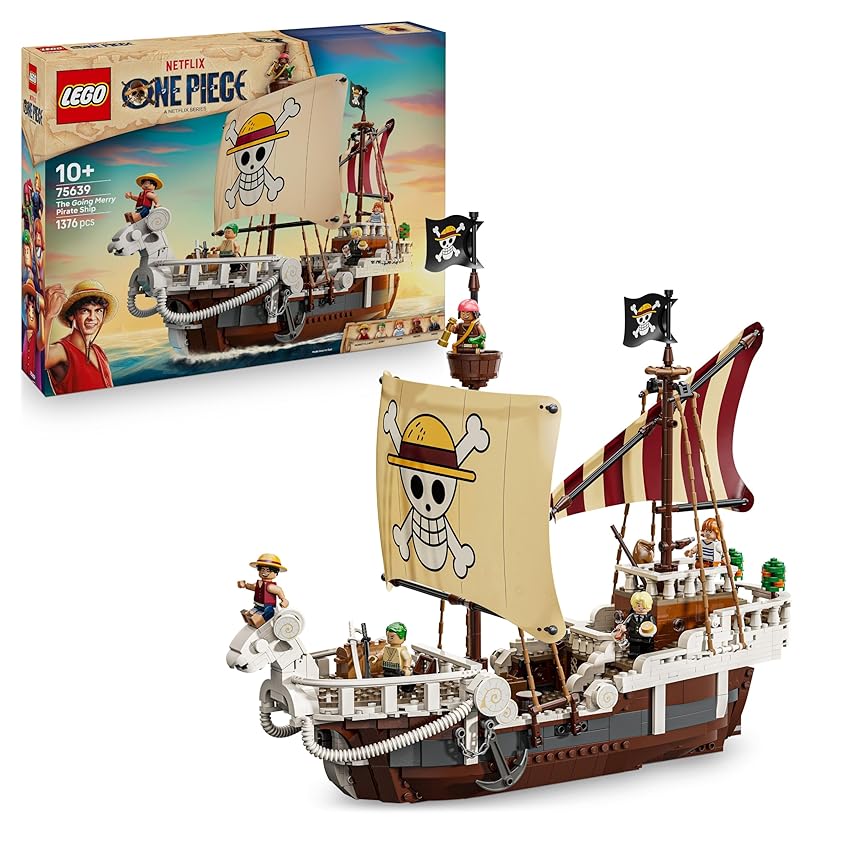 LEGO ONE PIECE La Nave Pirata Going Merry - Modello di Barca Giocattolo da Esposizione LEGO ONE PIECE La Nave Pirata Going Merry - Modello di Barca Giocattolo da Esposizione