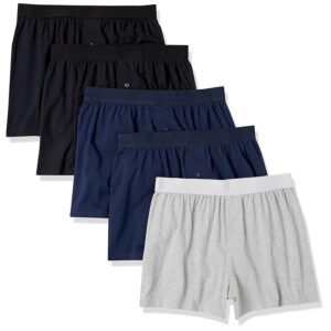 Amazon Essentials Boxer Corti in Jersey di Cotone (Disponibili nelle Taglie Big & Tall)