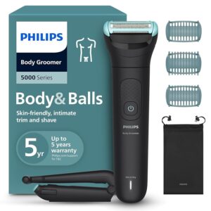 Philips Bodygroom series 5000 - Rifinitore per uomo tripla protezione