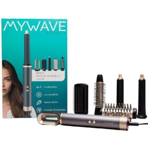 My Wave - Spazzola modellante 6 in 1 con tecnologia Coanda e motore BLDC 1500 W |