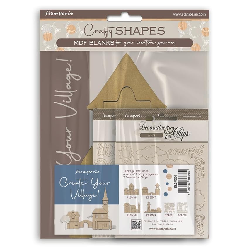 Stamperia - Crafty Shapes and Decorative Chips for Scrapbooks