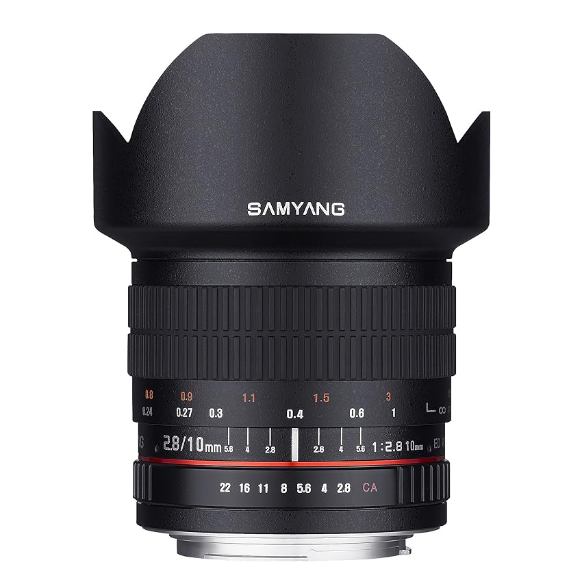 Samyang 10 mm F2.8 ed AS Ncs CS ultra grandangolare per Pentax K e Samsung K per fotocamere Samyang 10 mm F2.8 ed AS Ncs CS ultra grandangolare per Pentax K e Samsung K per fotocamere