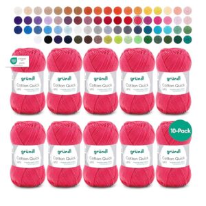 Gründl Filato Cotton Quick uni - filato sottile per uncinetto e maglia