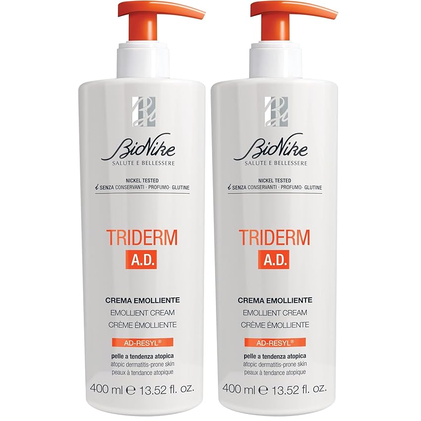 Bionike Triderm A.D. - Crema Corpo Emolliente per Pelli Atopiche