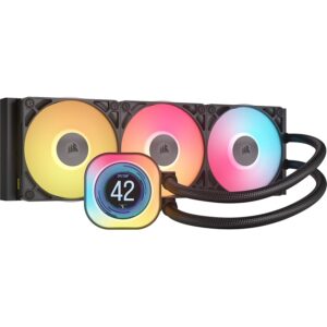 CORSAIR iCUE LINK TITAN 360 RX LCD Raffreddatore CPU a Liquido &ndash; Motore di Raffreddamento