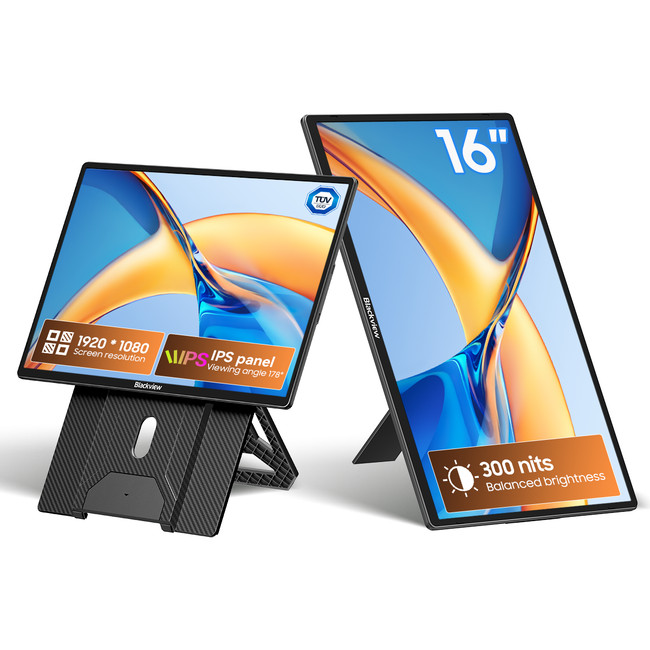 Blackview Table9 16'' Monitor Portatile Portatile 1920x1200 FHD IPS Schermo HDMI Blackview Table9 16'' Monitor Portatile Portatile 1920x1200 FHD IPS Schermo HDMI