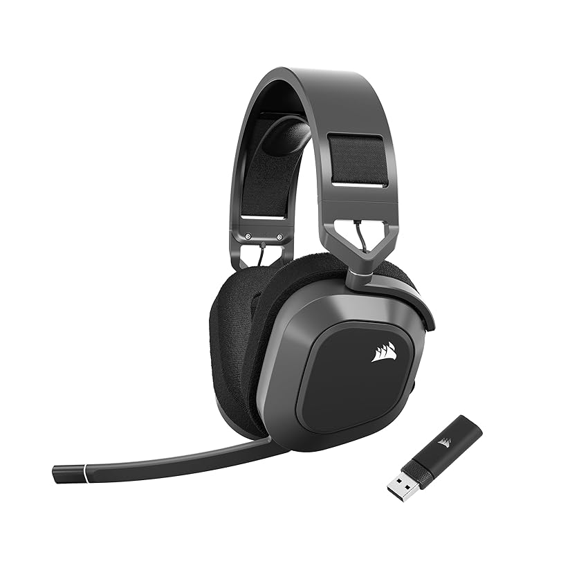 Corsair HS80 MAX Cuffie da Gioco Multipiattaforma Senza Fili con Bluetooth